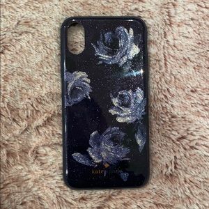 Glittery Kate Spade iphone X case
